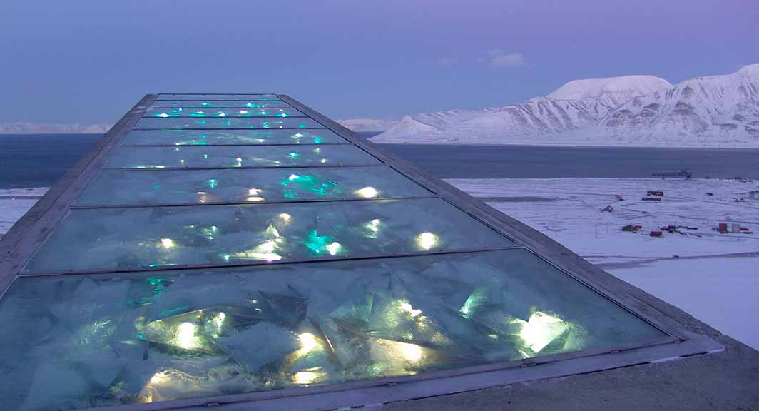 banca dei semi, nella isole Svalbard, Norvegia